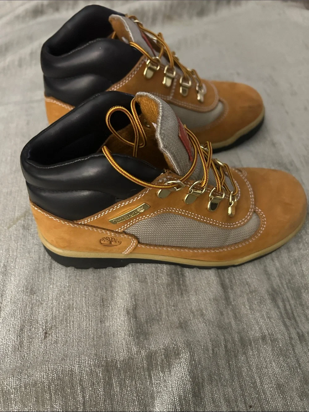 Timberland Wheat/Tan Outdoor Leather Lace-Up Boots